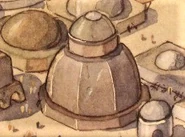 Le monastère vu d'en haut.