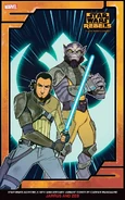 Couverture alternative intermédiaire "10 ans de Star Wars Rebels" de Caspar Wijngaard