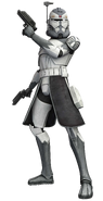 Wolffe dans son armure phase II