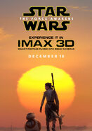 Affiche exclusive IMAX.