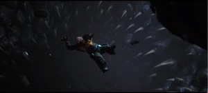 Prauf chute dans l'ibdis vorace.