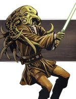 Kit Fisto durant la Guerre des Clones.