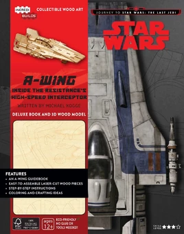 Star Wars: A-Wing Deluxe Book and 3D Wood Model