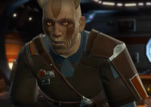 L'Amiral Numinn lors de la bataille de Corellia.