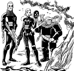 Gozetta, Corin et Bort.