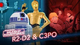 R2-D2 et C-3PO, le sauvetage du compacteur à ordures