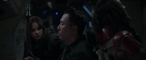 Jyn comprend l'objectif d'Andor