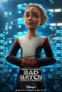 Star Wars The Bad Batch Omega poster.png (8,21 Mio) Affiche, version Omega