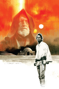 Couverture alternative "40 ans de Star Wars" sans texte de Jeff Dekal