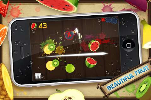 Fruit Ninja HD (Multiplayer Online) - iPad Gameplay Video 