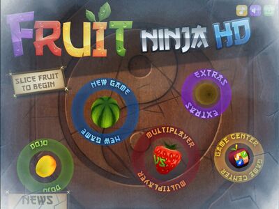 Fruit Ninja Updated for Game Center Multi-Player