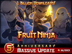 Evolution Of Fruit Ninja Games 2010-2023 