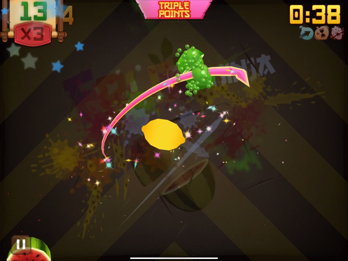 Fruit Ninja Classic+ Blade Powers (incomplete) : r/AppleArcade