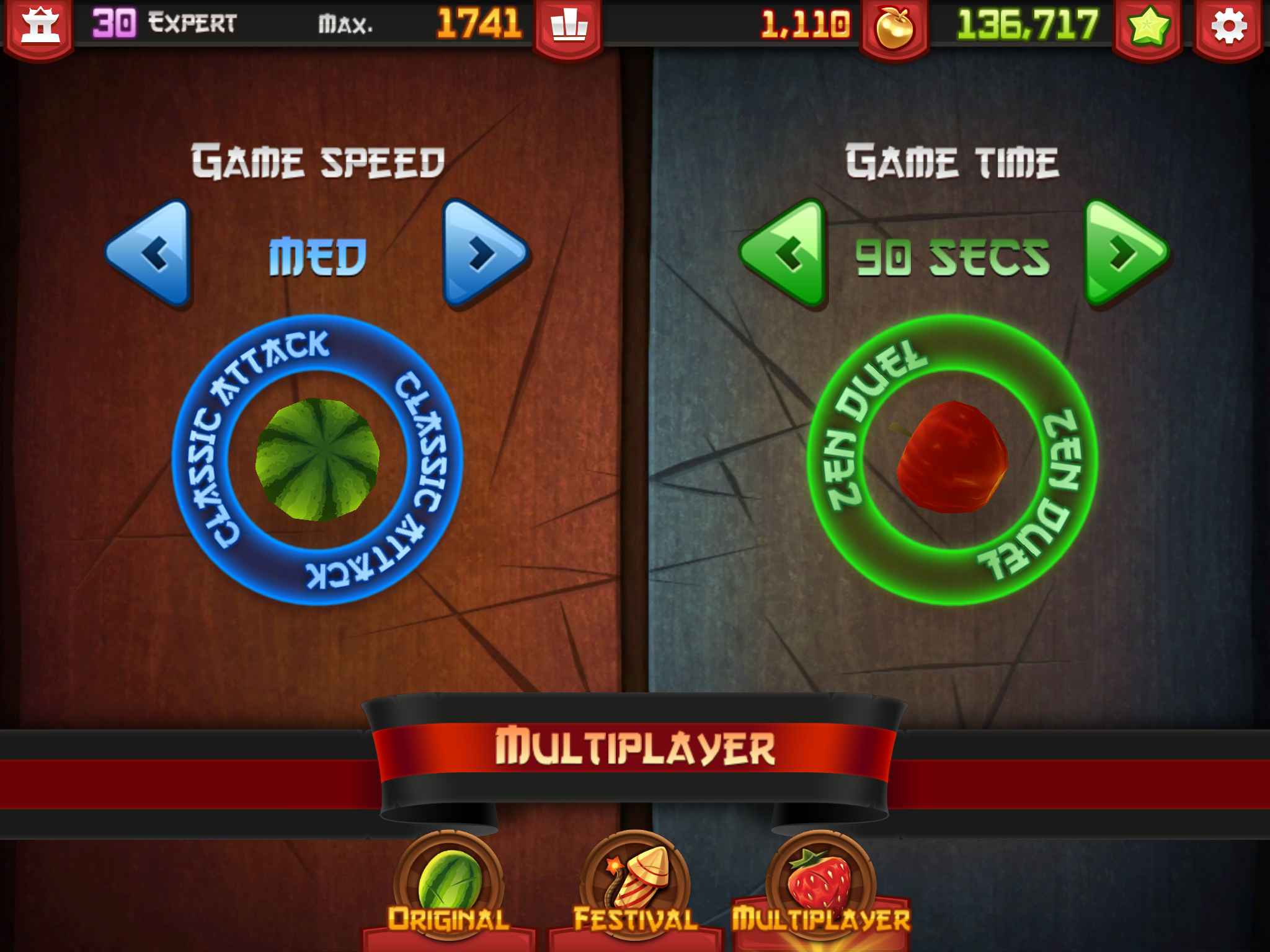 Fruit Ninja Updated, Online Multiplayer Now Up and Running