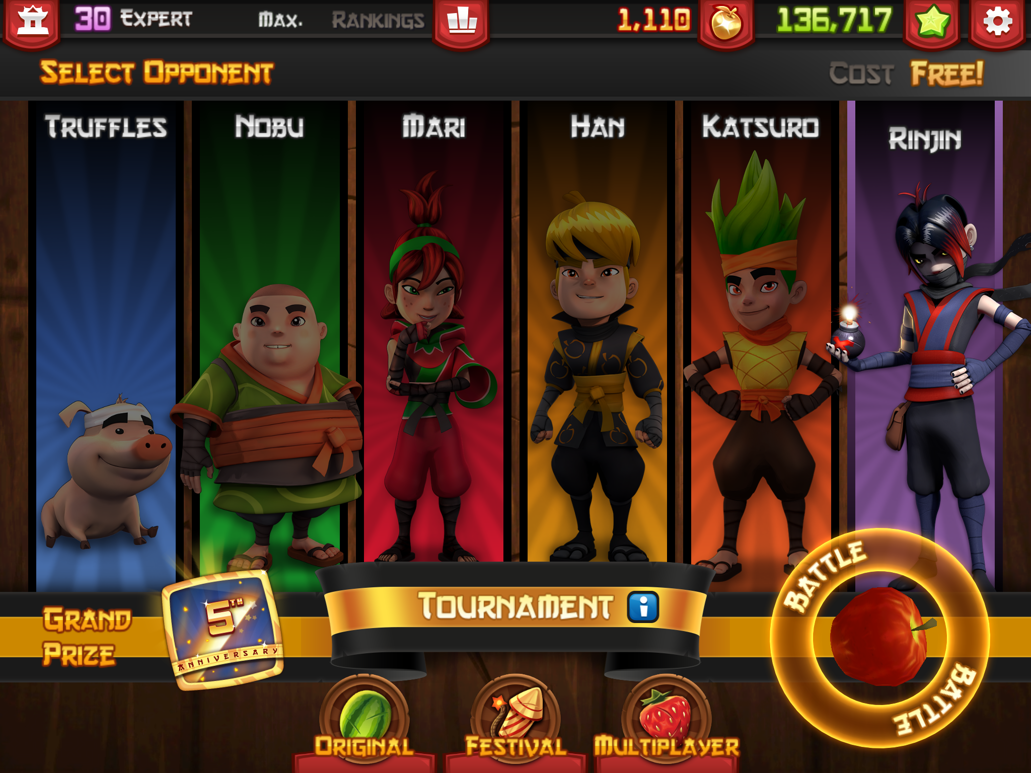 FRUIT NINJA jogo online no