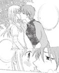 Kyo and Tohru's second kiss.