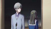 Yuki thanks Machi for helping him.