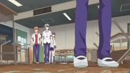 Arriving to the classroom that Haru destroyed