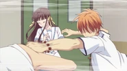 Kyo punches Haru
