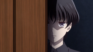 Magumi watching the new guests