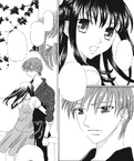 Kyo and Kagura.