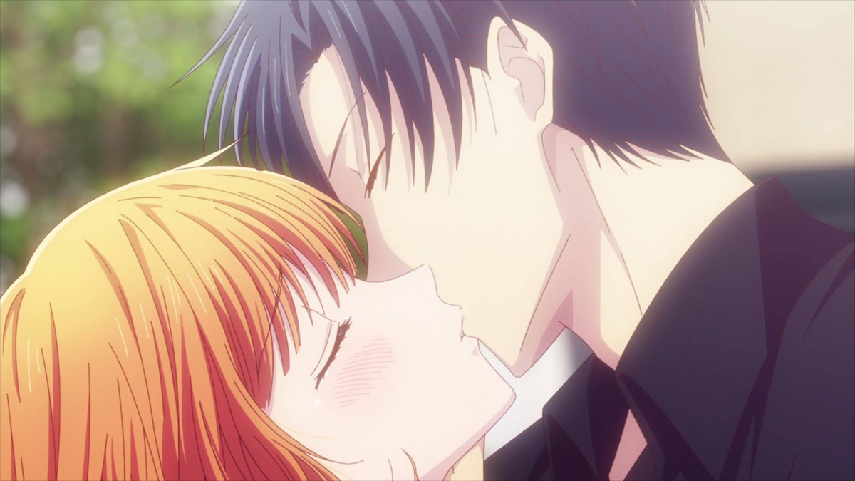 fruits basket kyo and tohru kiss