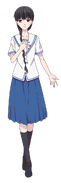 Saki's full appearance in the 2019 anime.