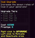 Coal Upgrade