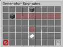 Ore Generation Menu
