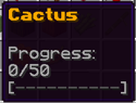 Cactus Progress