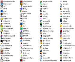 Aide 100 favicons