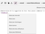 Aide:Liens/Wikitexte