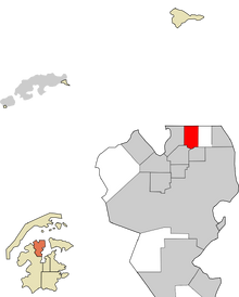 Location of Mendel, Alyeska