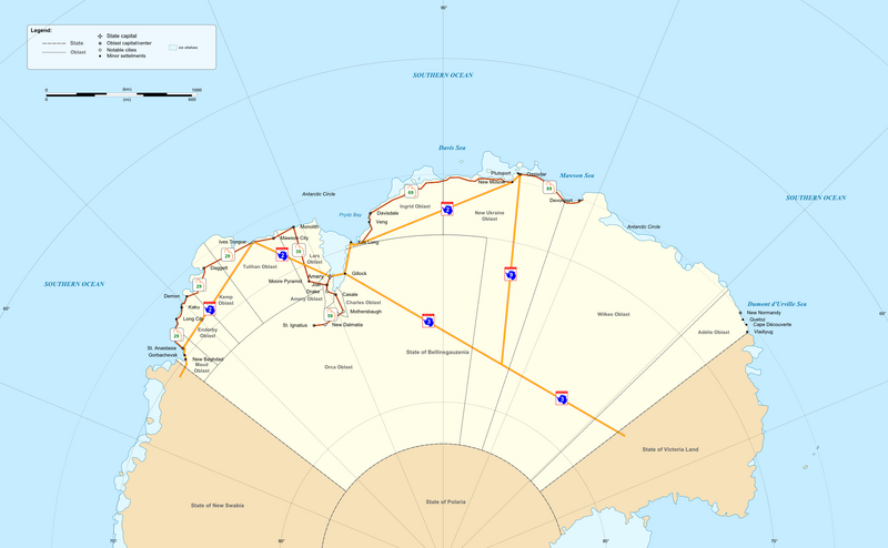 East Antarctica atlas