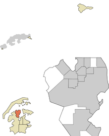 Location of Magellan Borough, Alyeska