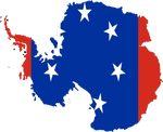 Flag-map of Antarctica