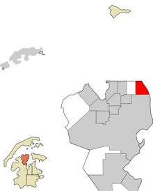 Location of Buena Vista, Alyeska