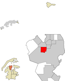 Location of Aurora, Alyeska