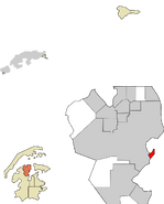 Magellan Borough Incorporated Areas Santa Marta highlighted