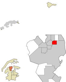Location of Glendora, Alyeska
