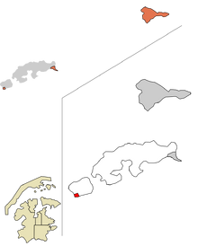 Location of Nelson, Alyeska