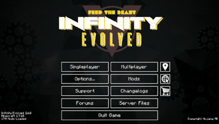 FTB InfinityEvolved Mainmenu