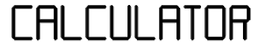 Modicon Calculator