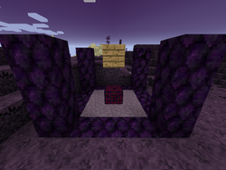 The same Altar rendered inactive by a block placed 2 blocks above it.