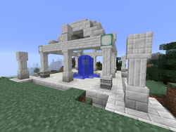 A naturally spawned Ancient Shrine.