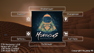 FTB Horizons Daybreaker Mainmenu