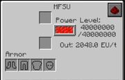 The MFSU GUI