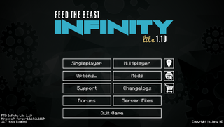 FTB InfinityLite 110 Mainmenu