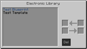 BuildCraft Electronic Library GUI