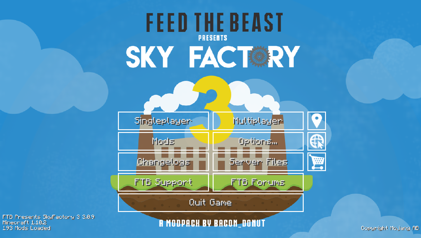 FTB Presents SkyFactory 2.5 Modpack (1.7.10) - Another Minecraft Skyblock  Modpack 